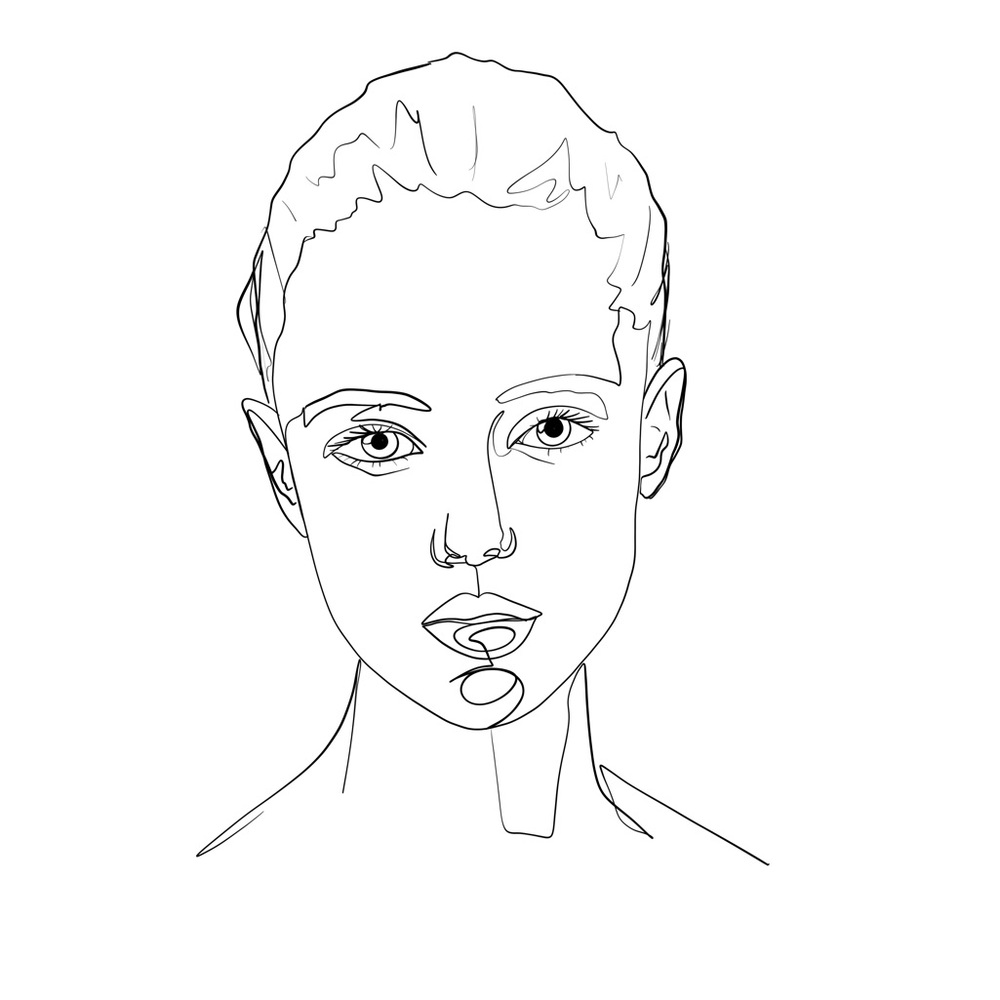 Custom Line Portrait